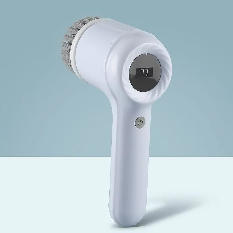 POWERCLEAN PRO - Electric Bathroom Scrubber with 5 Brush Heads
