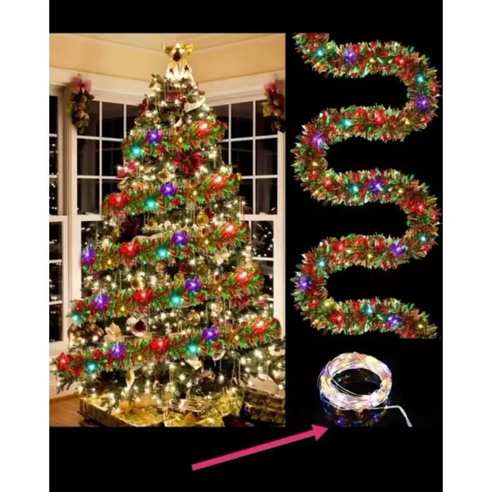 Christmas Garland with 50 LED