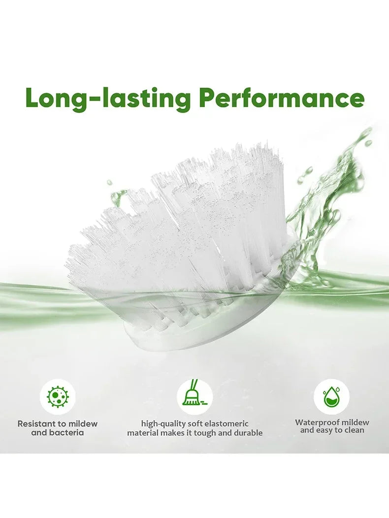 POWERCLEAN PRO - Electric Bathroom Scrubber with 5 Brush Heads