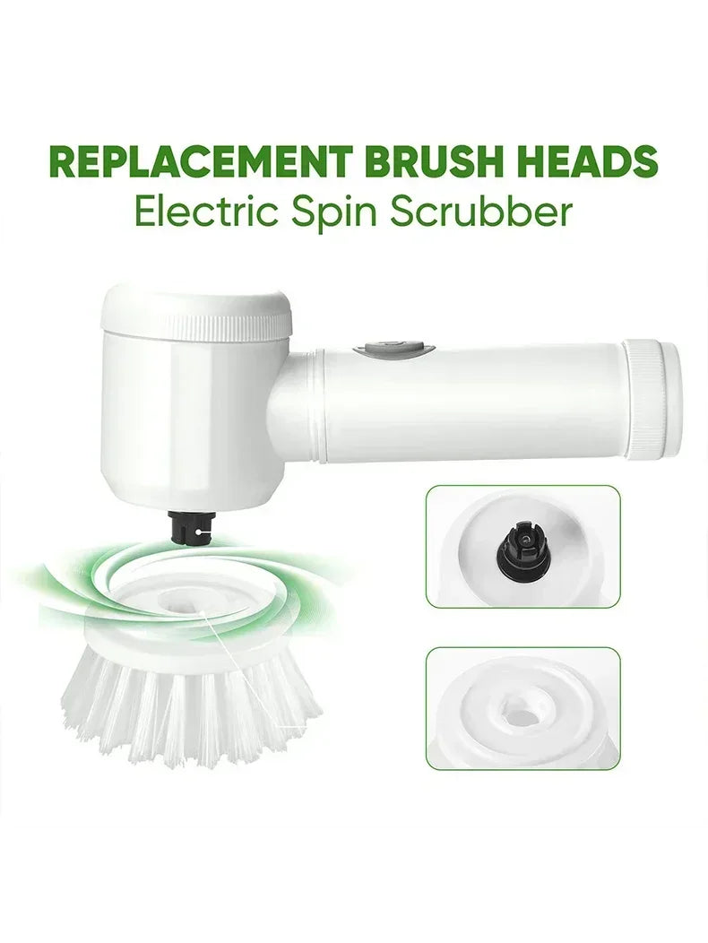 POWERCLEAN PRO - Electric Bathroom Scrubber with 5 Brush Heads