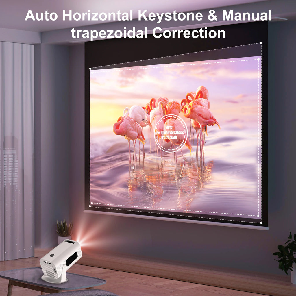 Salange P330W Mini Projetor Android 11 280 ANSI 4K 8K 1080P Wifi6 BT5.0 Home Cinema Portable Projector Android/IOS Video Theater